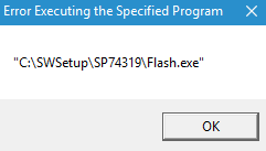 Extracting Flash Error Executing.png