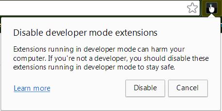 Developer Mode Extension 