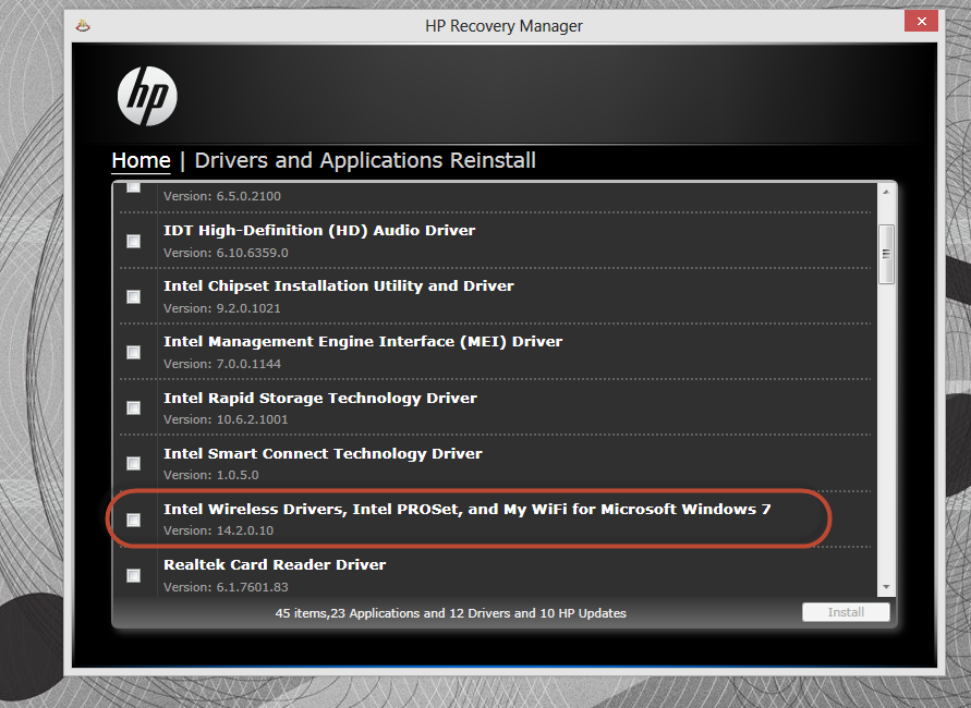 hp 15r062tu Bluetooth and Wireless drivers are installed b... HP