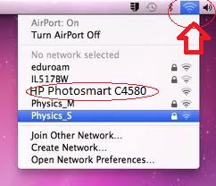 hp photosmart c4580 wireless setup mac