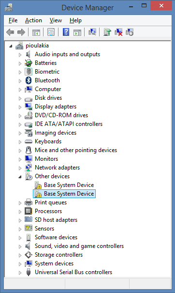 Dell base system device drivers
