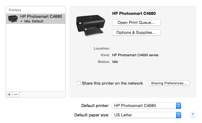 Hp Photosmart C4680 Compatibility With Mac Os 10 10 1 Hp Support Community 4784993