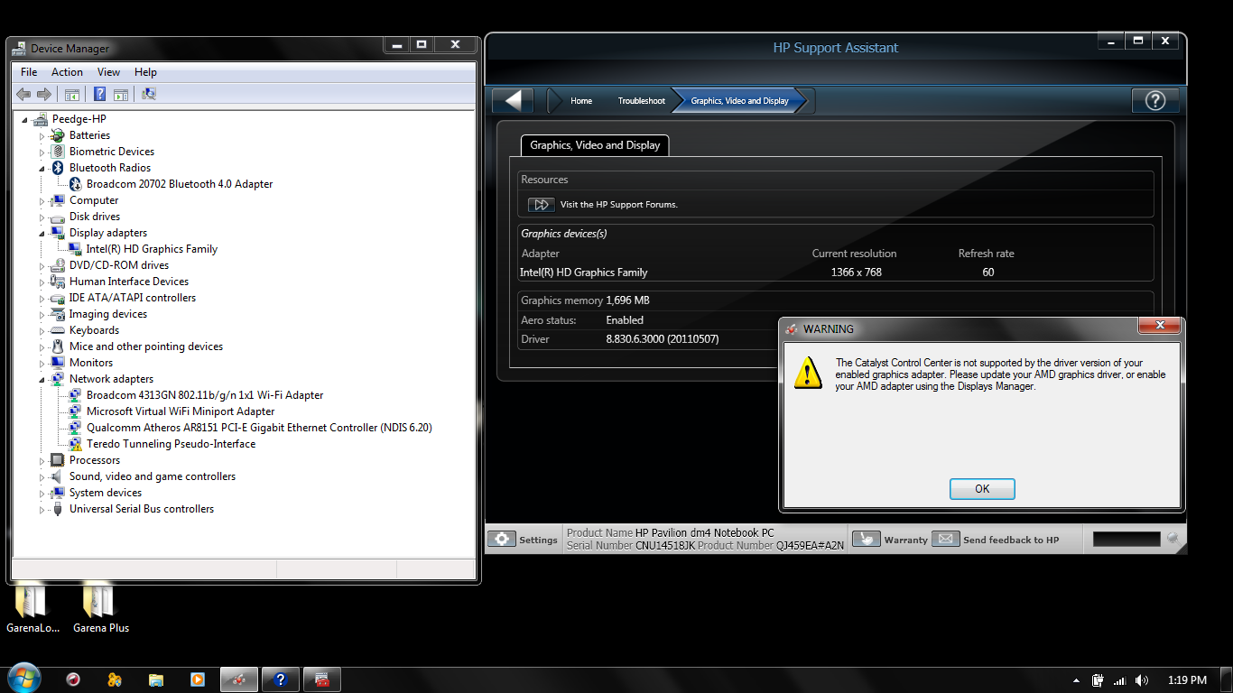 hp pavilion amd graphics driver not found HP Support Community 4860005