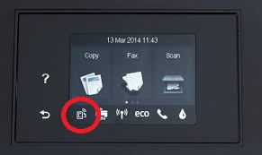 How do I get an eprint icon on my printer display? HP - HP Support  Community - 4875182