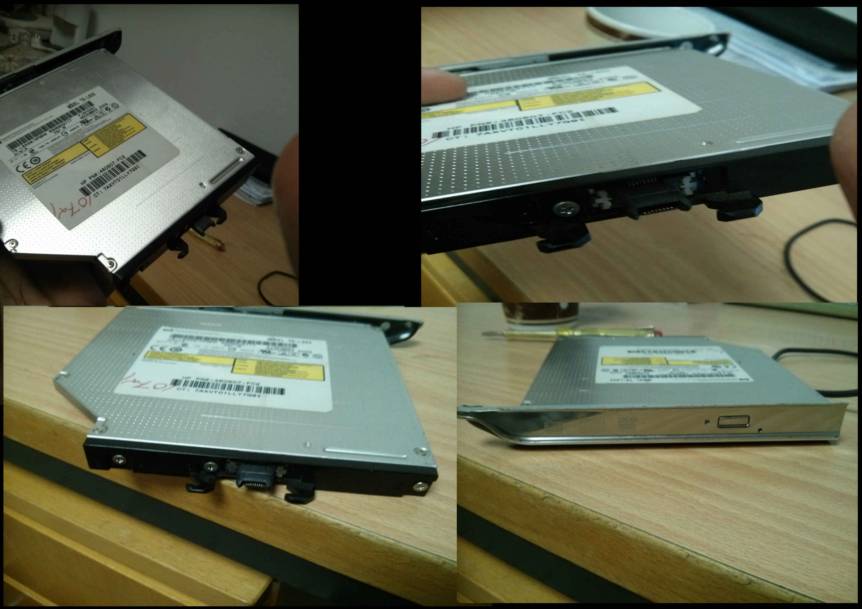 Solved: HDD Caddy to repalce my optical drive in hp dv4 1506tx - HP Support  Community - 4931435