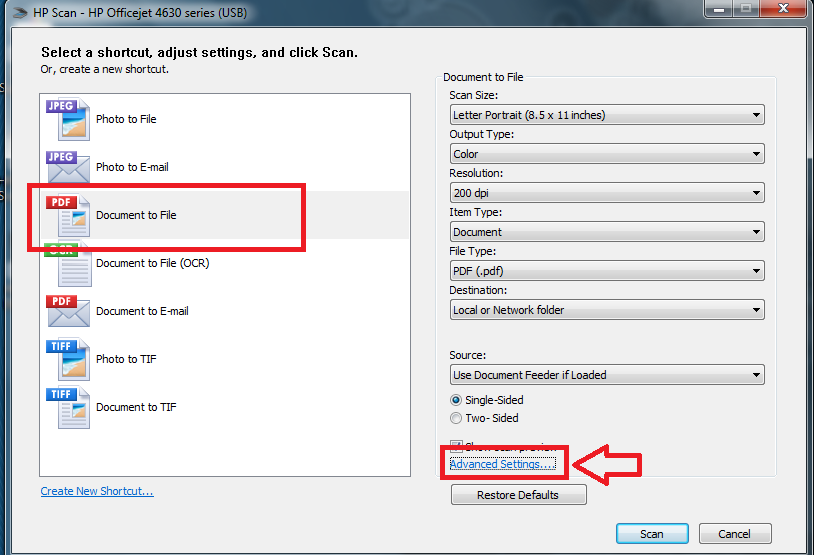 Create a new folder for scans with each new day - HP Support Community -  5199215