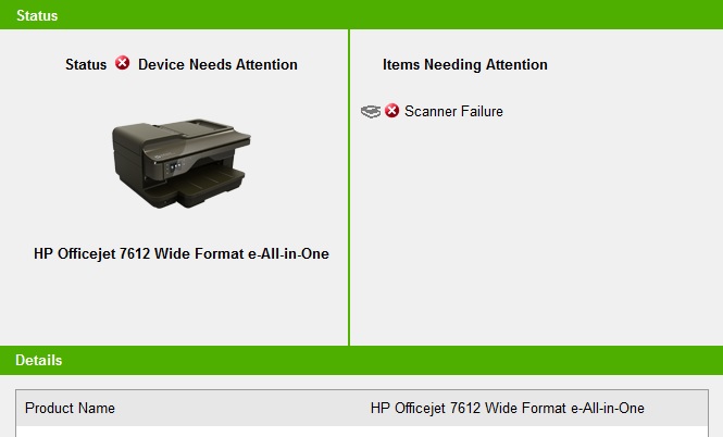 Officejet 7610 scanner failure - Page 2 - HP Support Community - 2955163