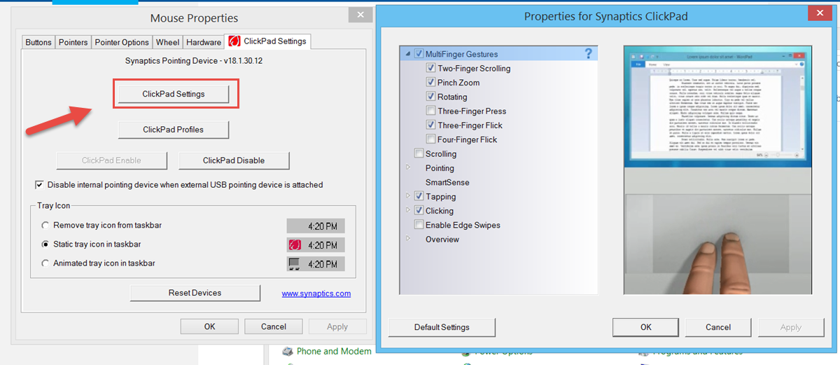 Multi Finger Gestures Not Working – IXDVUA
