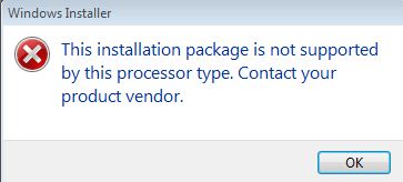 Site packages is not writeable. Live not supported. Feature is not supported. Page not support ie. 32 Bit Windows hosts are not supported by this.