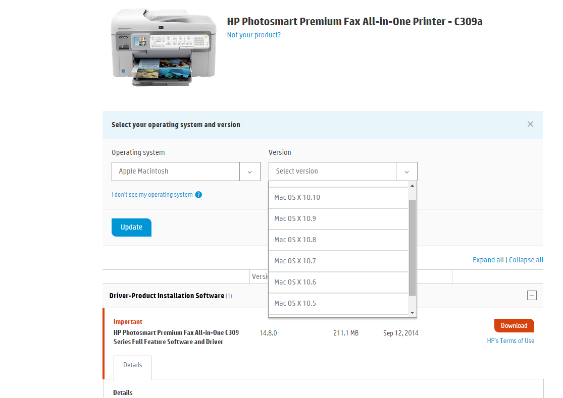 hp 309 printer