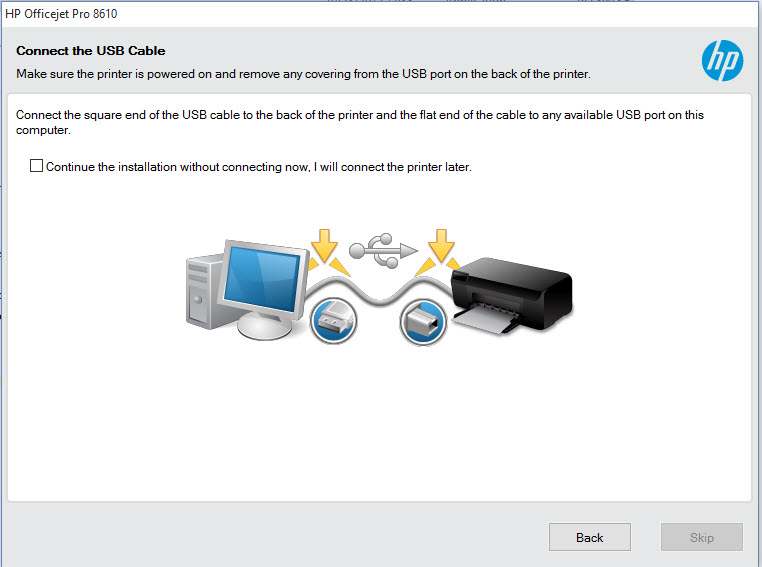 hp officejet pro 8610 will not connect to wireless network