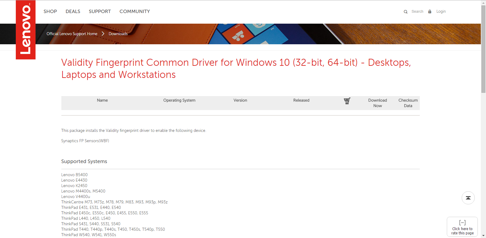 Solved Validity Fingerprint Common Driver for Windows 10 HP Support