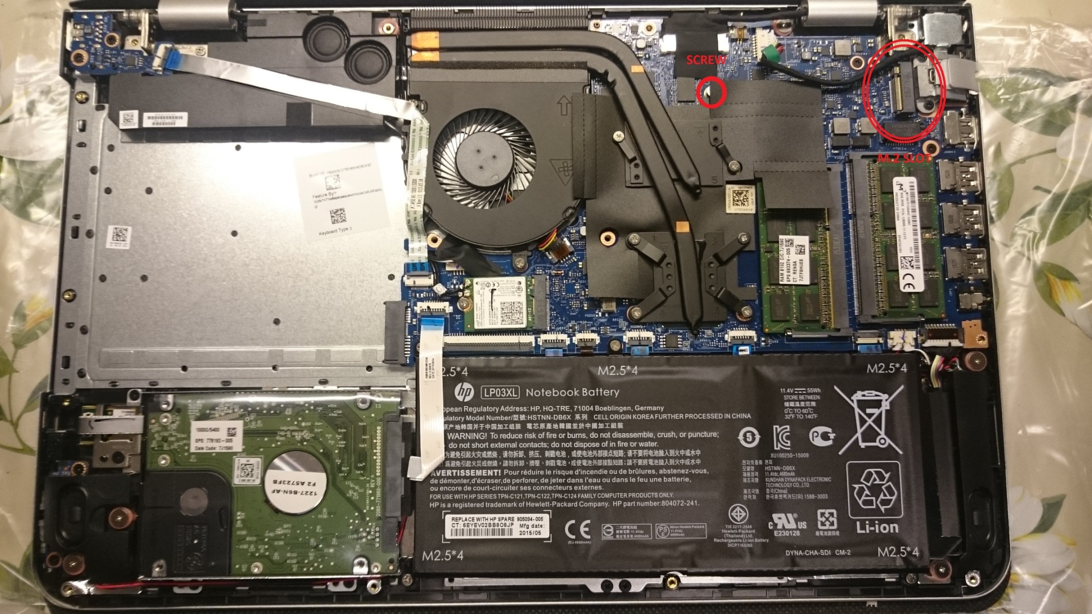 Solved: [Envy 15 - ae100nl] Can I insert a M.2 SSD? Is there a slot... - HP  Support Community - 5350438
