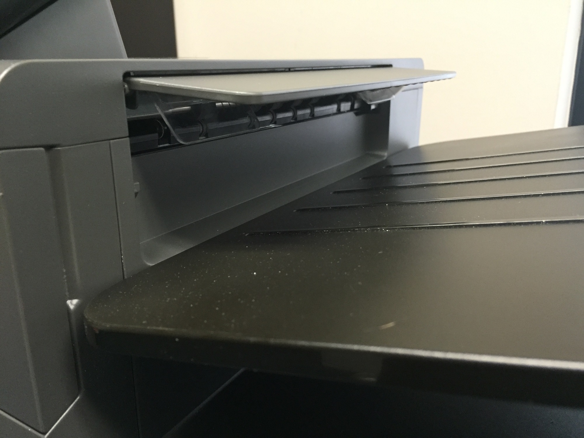 clear output tray area HP Support Community 5412468