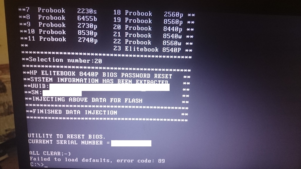 Solved Reset TPM or Clear BIOS administration password HP Support