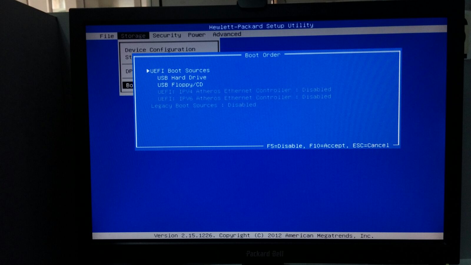 PXE Boot. Boot attempt