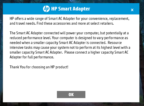 Solved: HP Smart Adapter HP Alart. - HP Support Community - 5575388