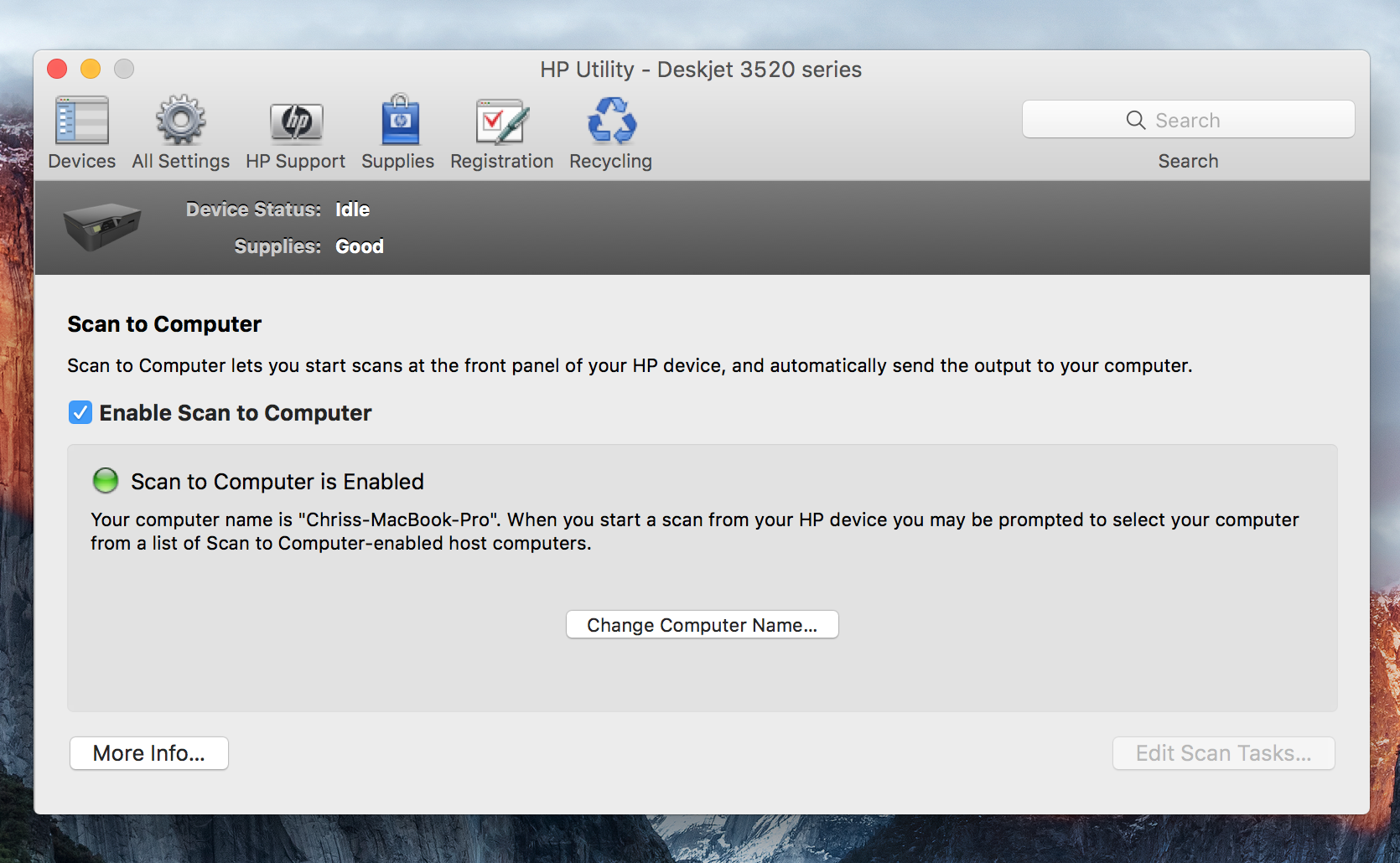 Hp Scan Utility Mac