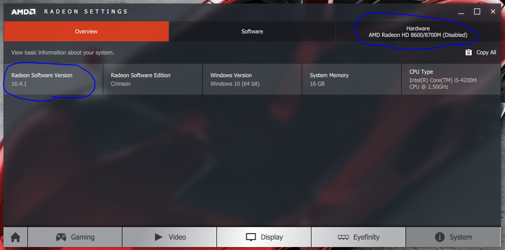 Solved: AMD Radeon HD 8750M is disabled - HP Support Community - 5588589