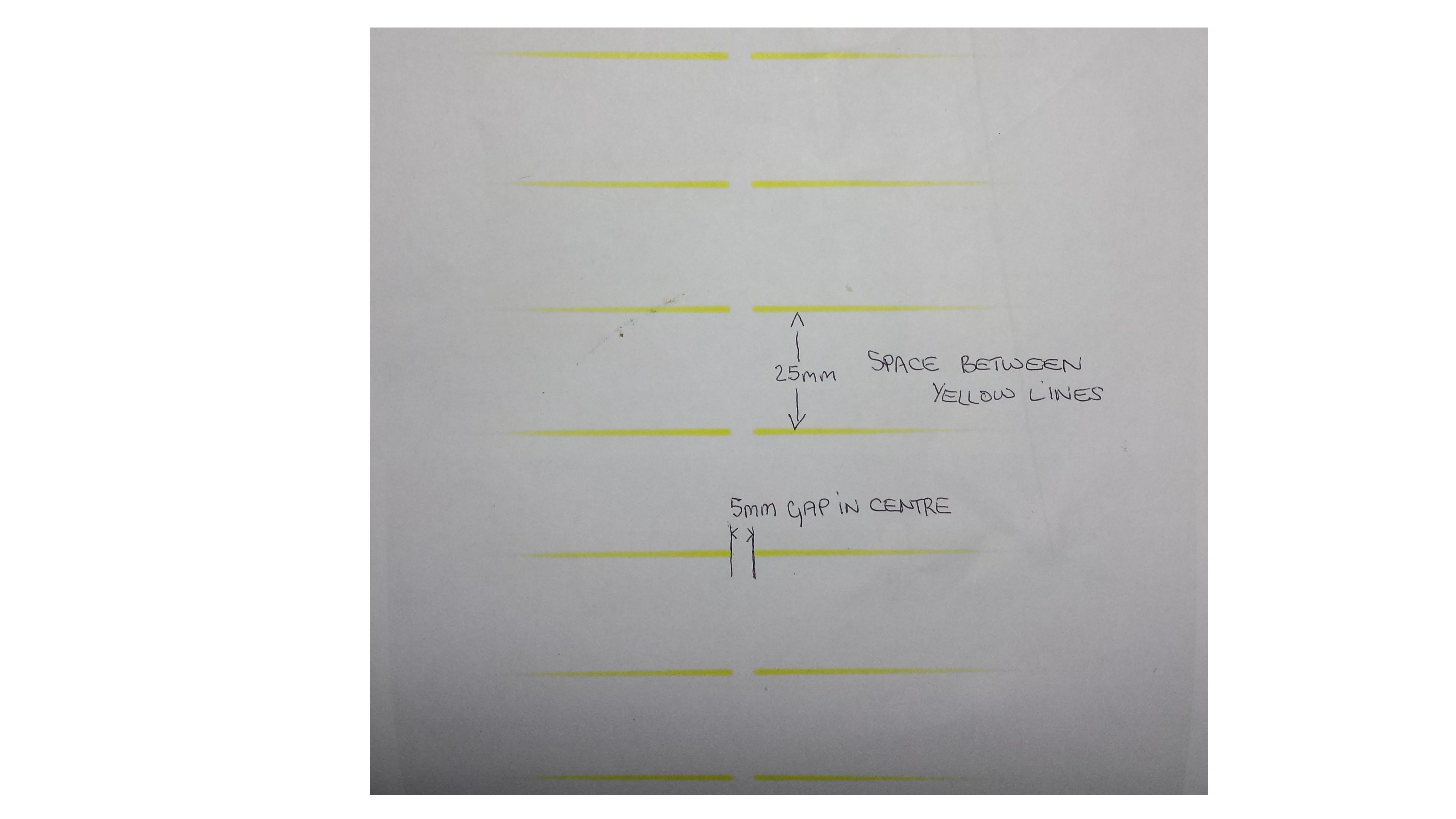 Solved: YELLOW HORIZONTAL LINES ON EVERY PRINT - HP Support Community -  5632613