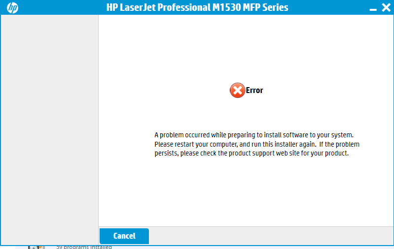 Solved: Unable to install LaserJet M1530 MFP drivers on Windows 10 - HP  Support Community - 5634331