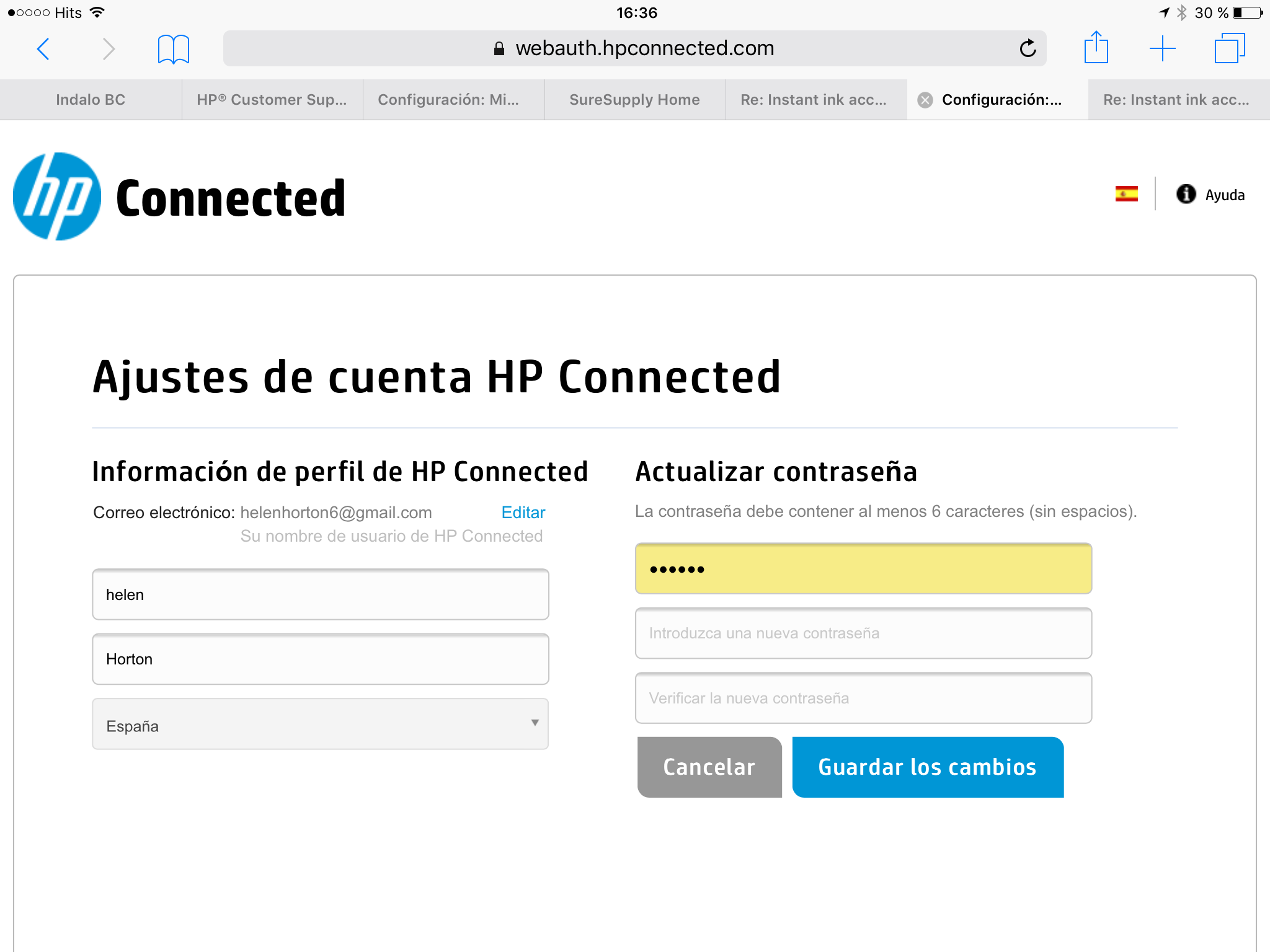 Solved Instant ink account language HP Support Community 5674945