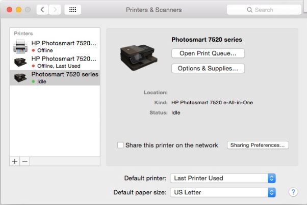 how to connect macbook pro to hp printer