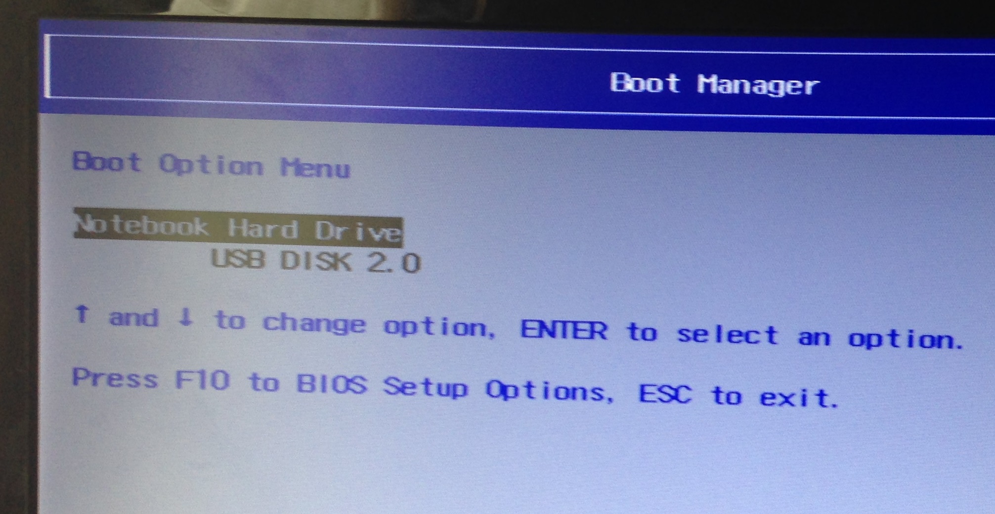 Solved: wont boot from usb flash - HP Community - 5721057