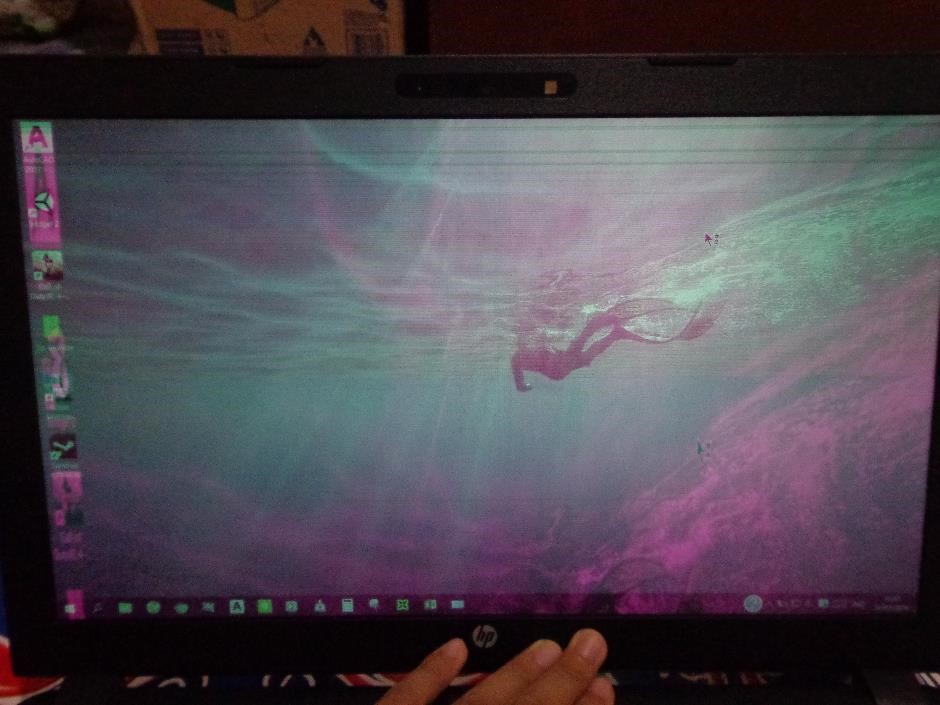 My Screen's Damages: Colors are Changed, Horizontal Lines, P... - HP  Support Community - 5731621