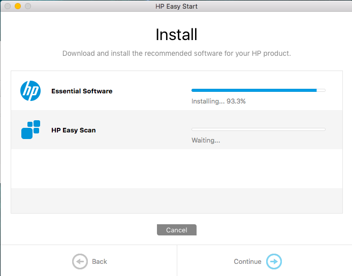 hp printer essentials mac