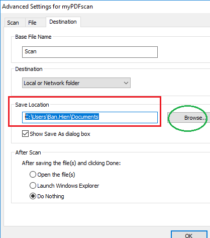 How to Select Scan Location - HP Support Community - 6087566