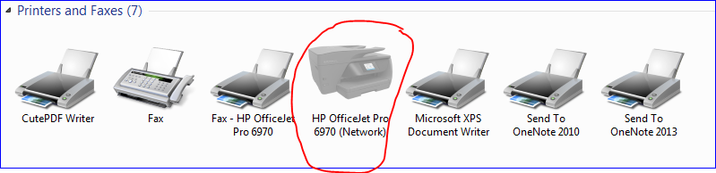 HP OfficeJet Pro 6970 Is Showing Offline