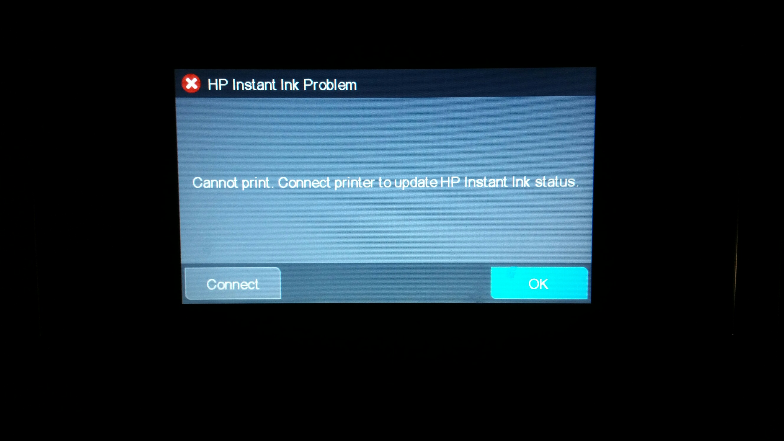 officejet pro 8620 can not connect HP ink status - HP Support Community