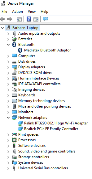 No Bluetooth in Windows 10 All Settings Screen Shot.PNG