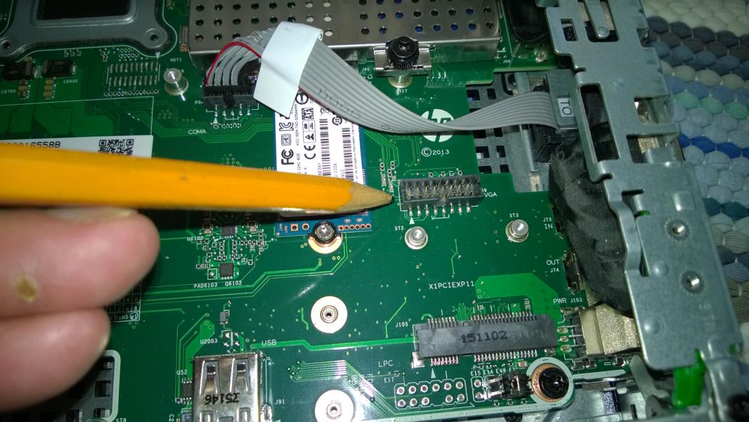 Solved: T620 plus M/B layout or what's this connector for - HP Support ...