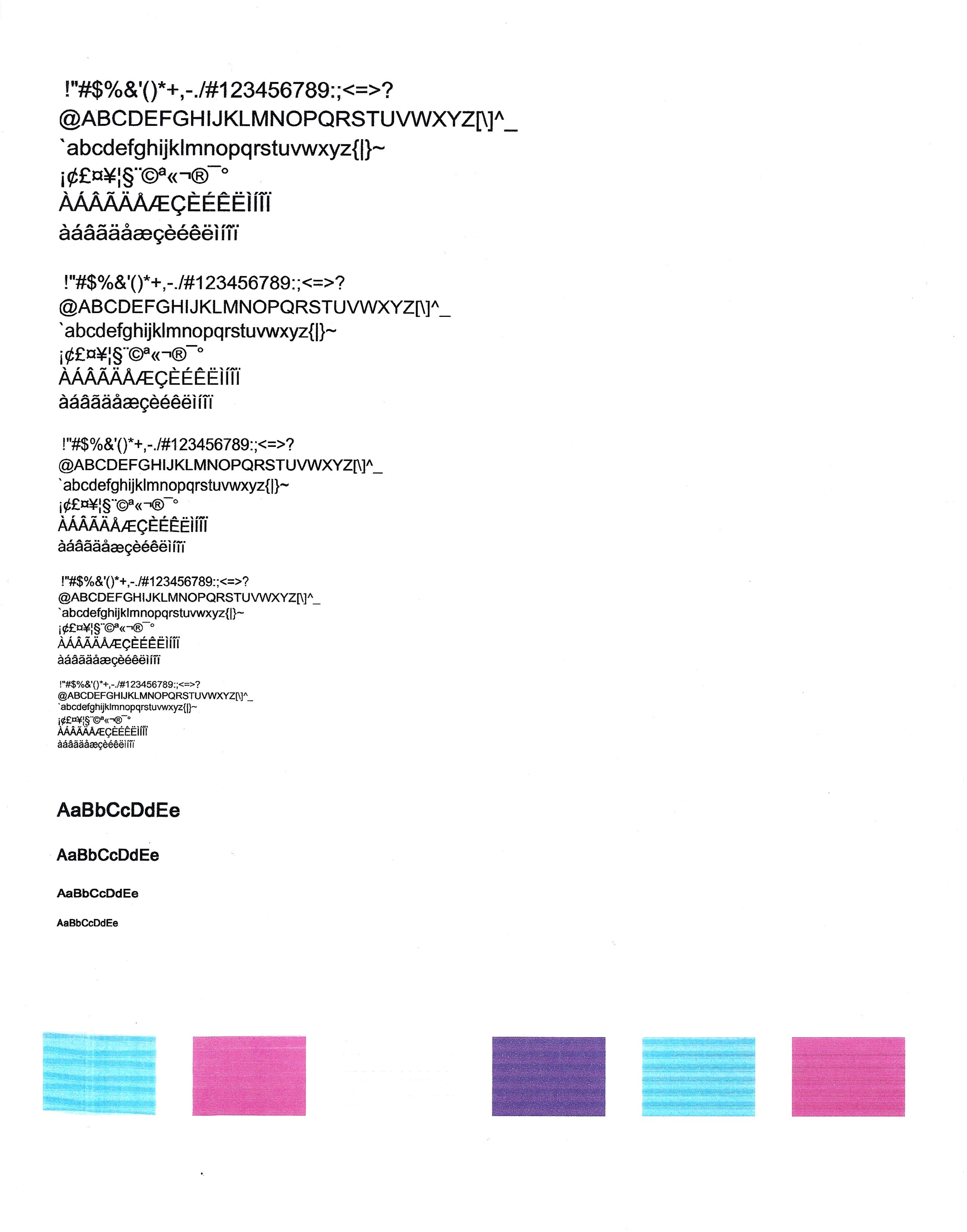 printer printing pink instead of blue