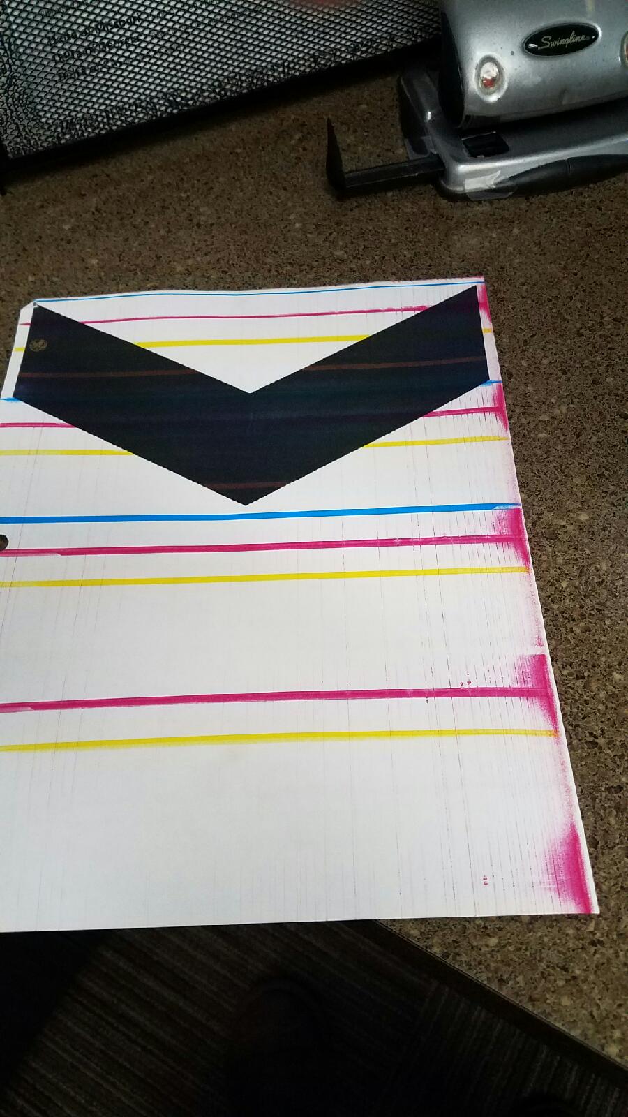 HP Color LaserJet Pro MFP M477 weird color stripes HP Support