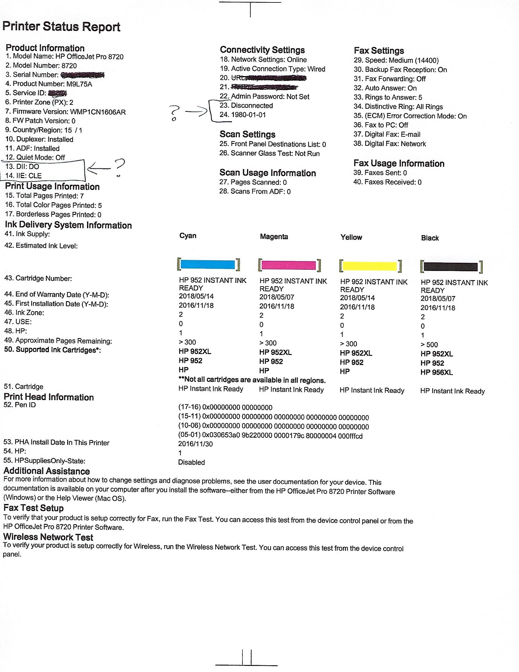 Adu report hp как снять