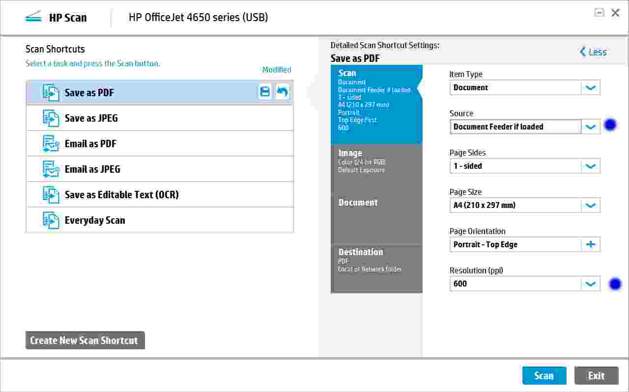 Scan Maximum scan resolution with ADF for PageWide 377DW/477... HP
