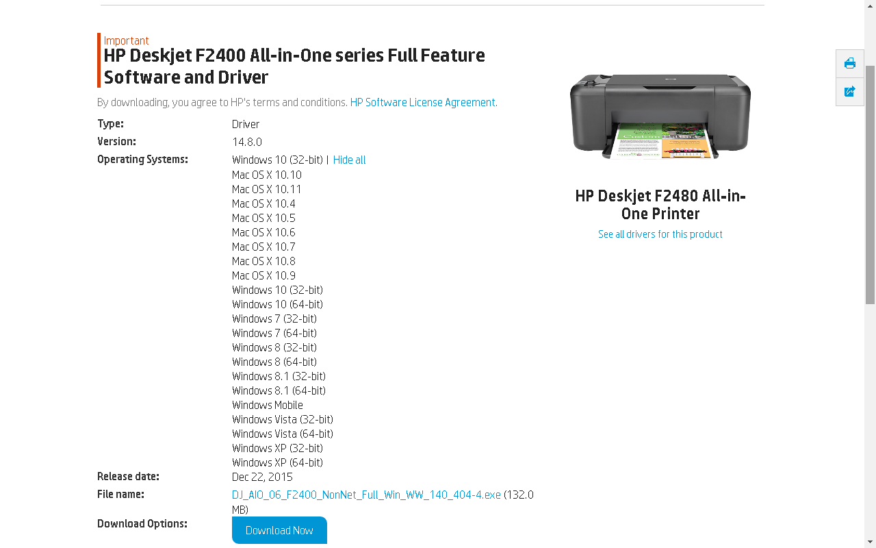 Solved: HP Deskjet F2480 Windows 10 Drivers - Page 2 - HP Support Community  - 5172811