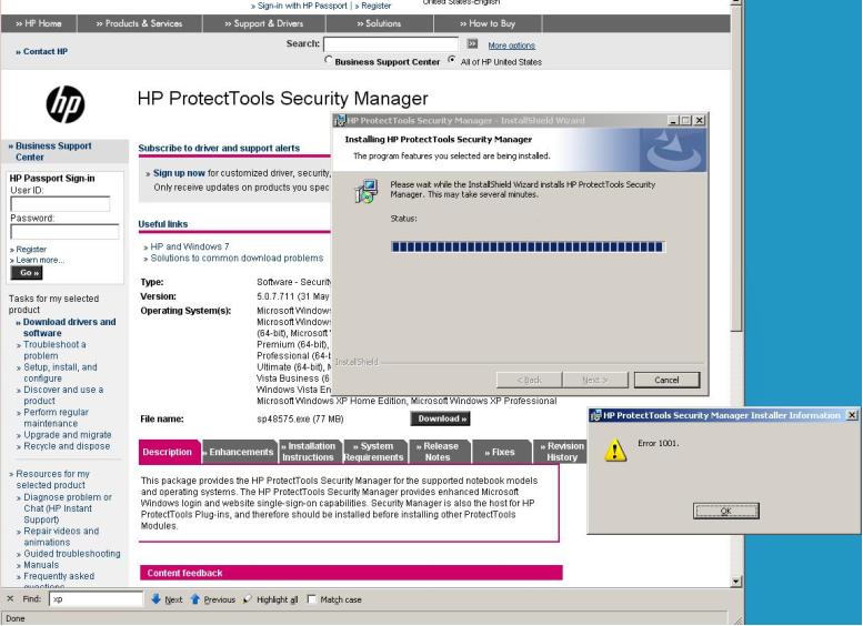 Uninstall Hp Protect Tools Security Manager – NRFGY