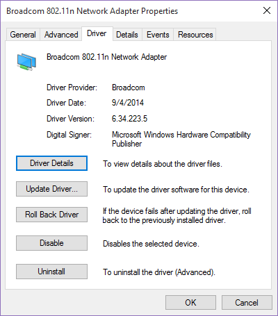 Elkerülhetetlen Hangszer újdonság broadcom 802.11 n network adapter driver  windows 7 Sobriquette Bank zsűri