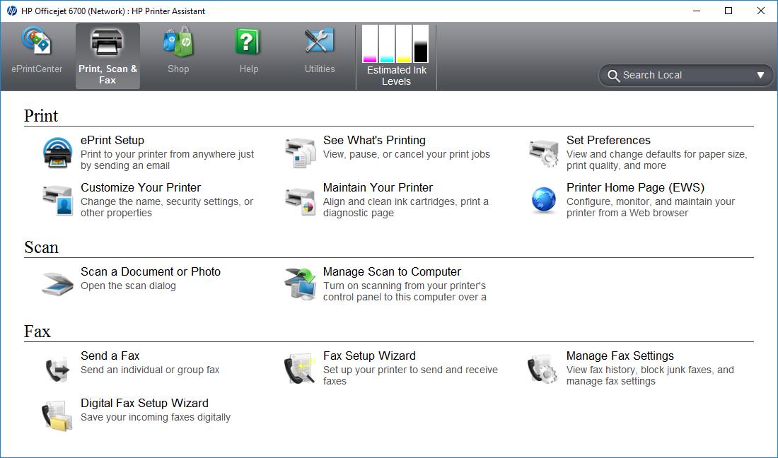 Open Hp Printer Software