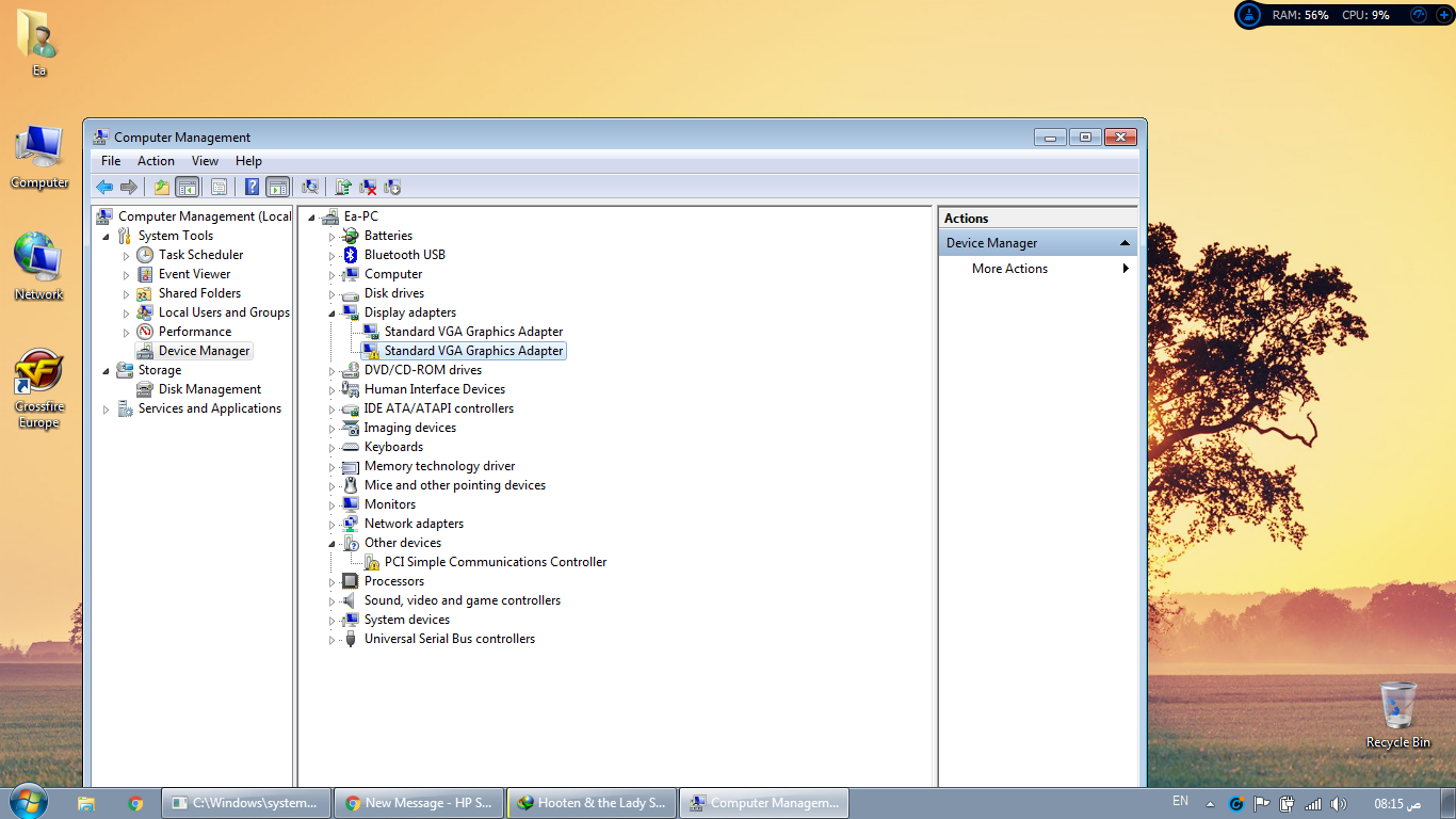 Стандартный vga графический адаптер для windows 7 x32 скачать драйвер