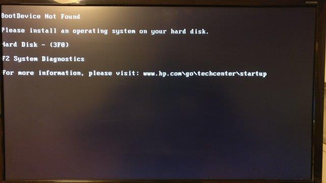 Hp Prodesk 600 G2 Sff Start By It Self With Error Hp Support