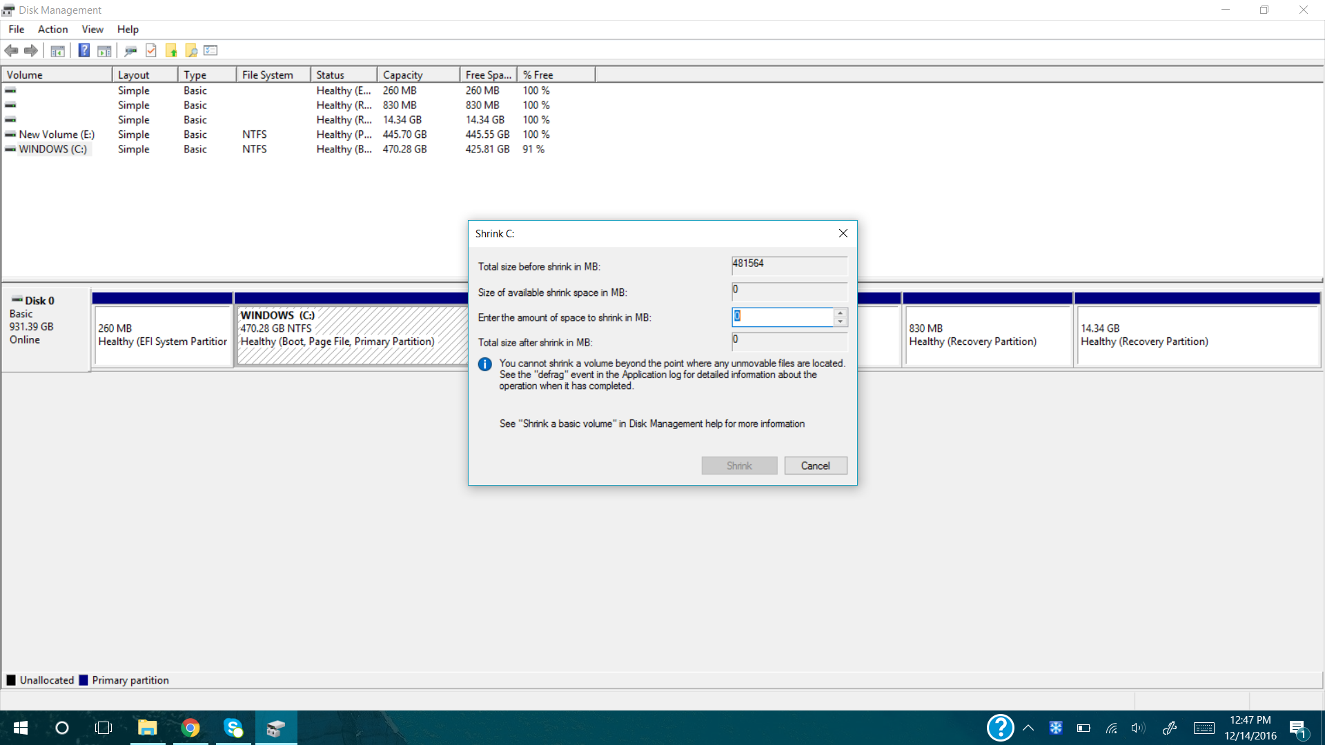 Disk Partition HP Support Community 5913176