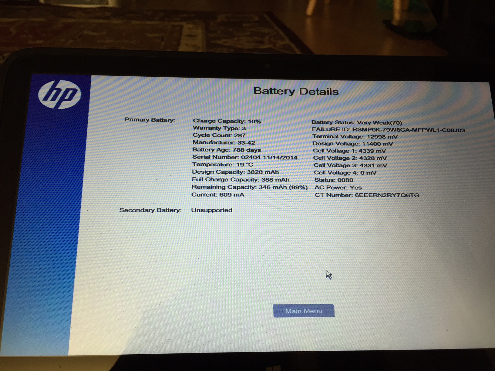 Solved: HP Pavilion X360 Battery (601) Alert Issue - HP Support Community -  5885245