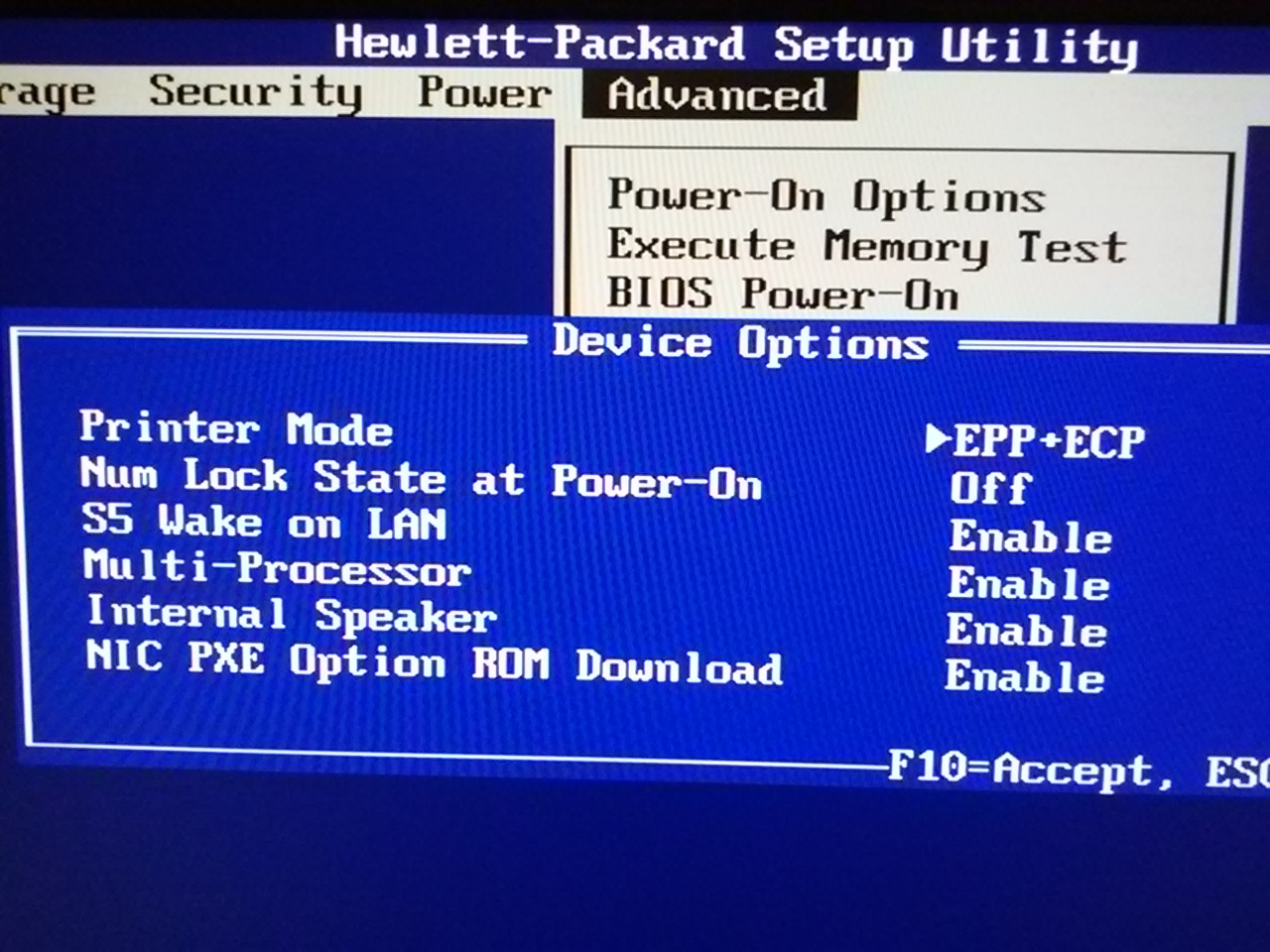 hp compaq elite 8000 sff wake on lan don't work HP Support Community