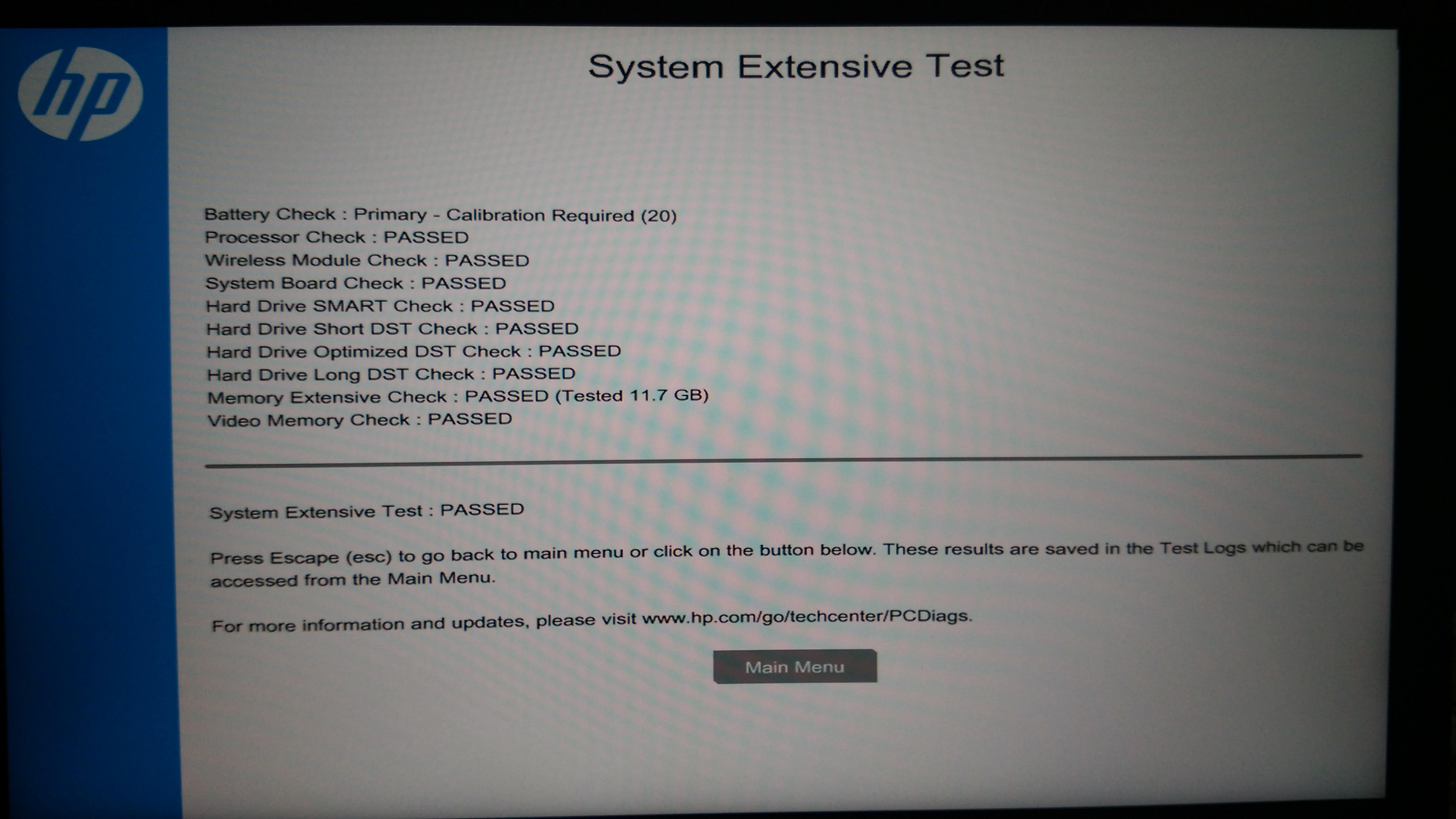 System Extensive Test