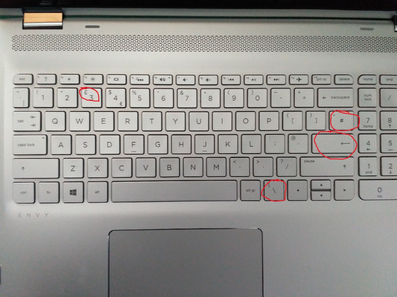 Us Keyboard Layout On Uk Model